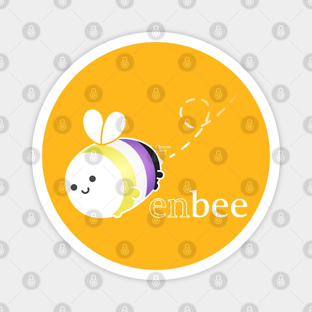 Enbee Magnet by Cheese Boy Designs